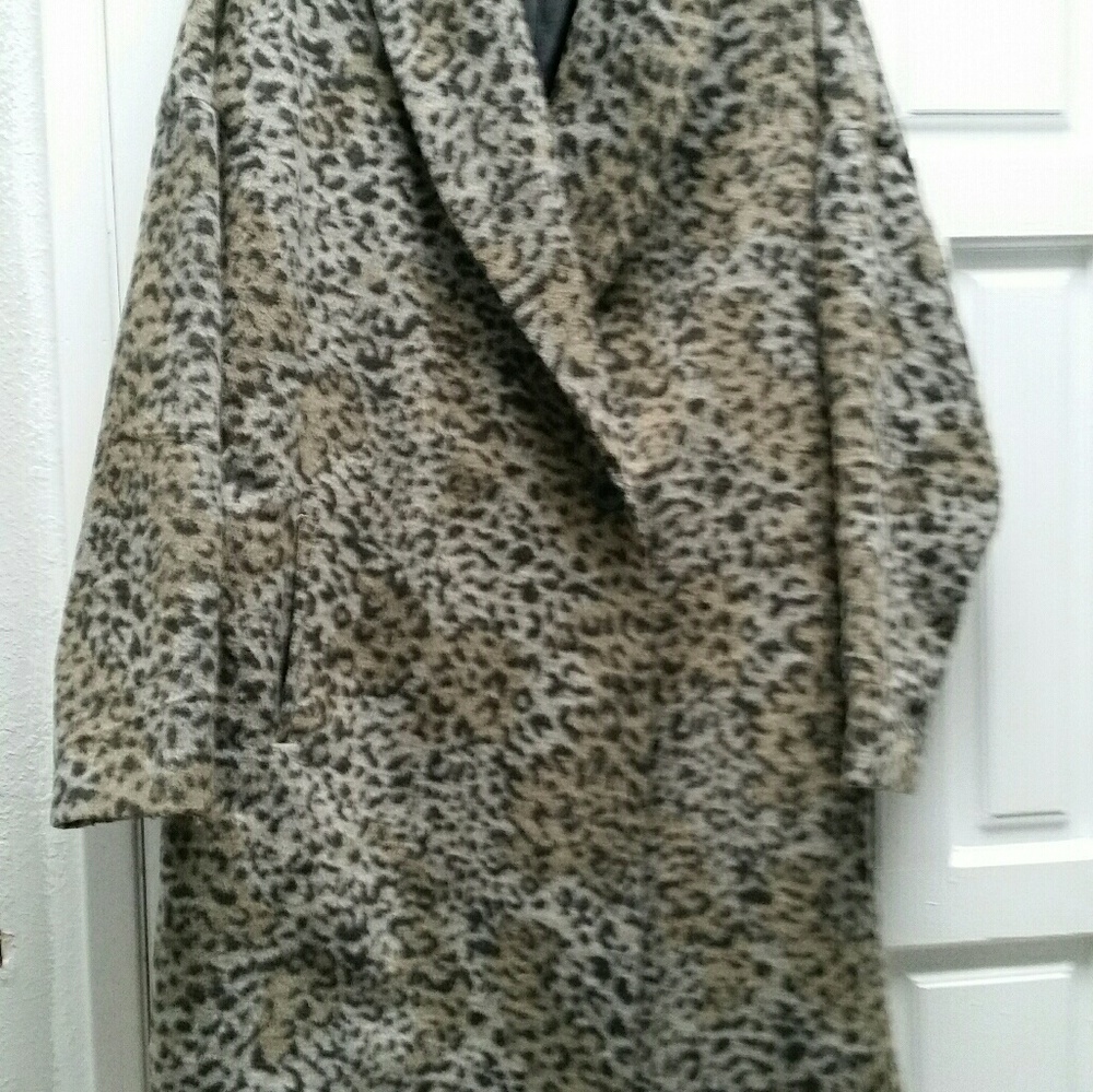 Faux fur coat